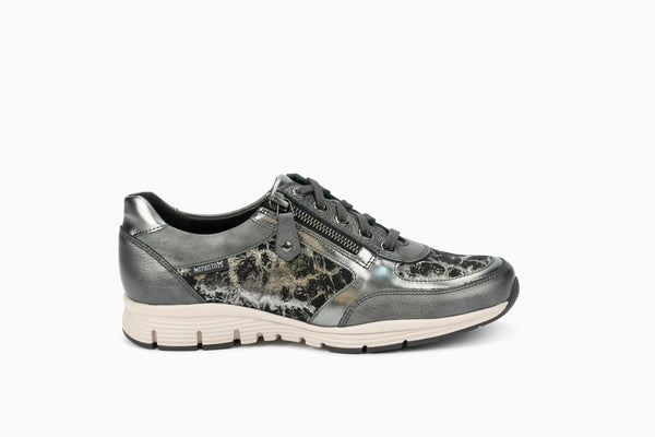 Mephisto Women's Ylona Graphite and Steel Multi Leather Shoe