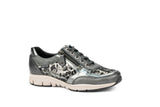 Mephisto Women's Ylona Graphite and Steel Multi Leather Shoe