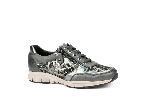 Mephisto Women's Ylona Graphite and Steel Multi Leather Shoe