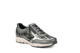 Mephisto Women's Ylona Graphite and Steel Multi Leather Shoe