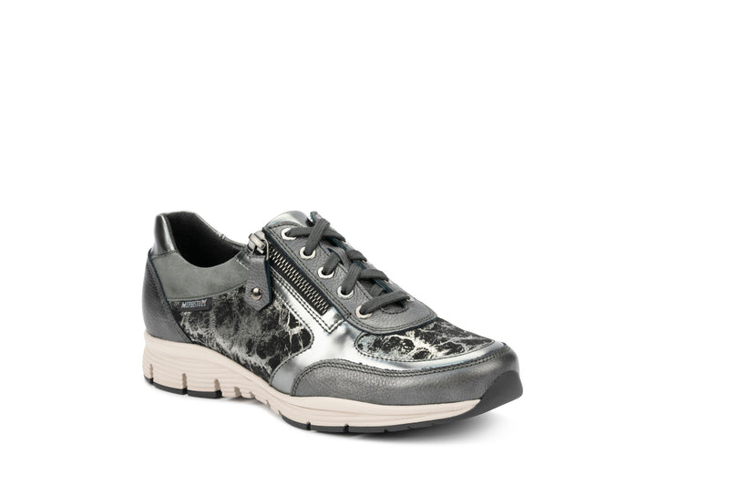 Mephisto Women's Ylona Graphite and Steel Multi Leather Shoe