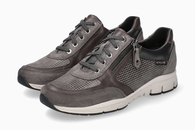 Mephisto Women's Ylona Grey Nubuck Leather Combo Shoe