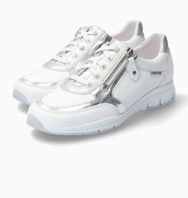 Mephisto Women's Ylona White Smooth Leather Shoe
