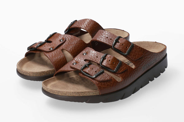 Mephisto Men's Zach Tan Grain Leather Sandal