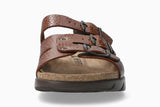 Mephisto Men's Zach Tan Grain Leather Sandal