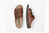 Mephisto Men's Zach Tan Grain Leather Sandal