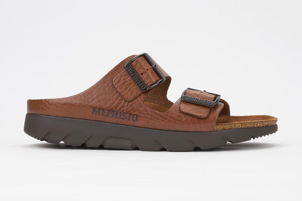 Mephisto Men's Zonder Tan Grain Leather Sandal