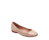 Taryn Rose Women's Adrianna Powder Linen Patent Combo Flat