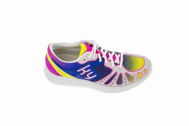 kybun Women's Cirrus DXB Blue-Yellow Shoe