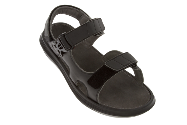 kybun Unisex Jura Black Sandal