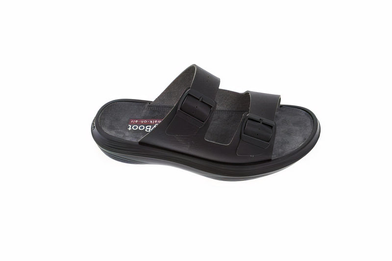 kybun Men's Uri Black Leather Sandal